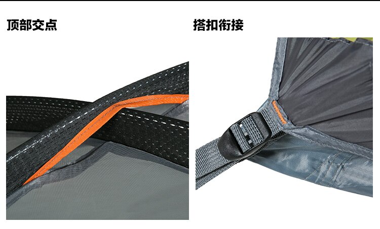Cheap Goat Tents Mobi Garden Leng Shan 2AIR Update Version Aluminum Pole 2 people 3 season colorful Rainproof Tent Tents 